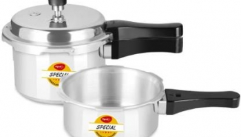 Pigeon Special Combi Pack 2 L, 3 L Induction Bottom Pressure Cooker