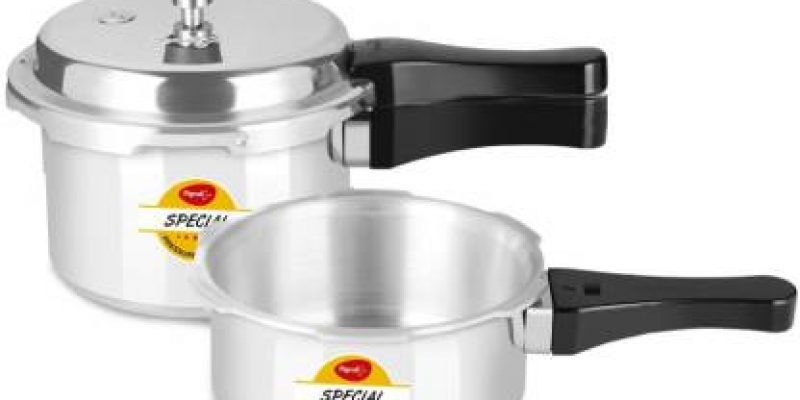 Pigeon Special Combi Pack 2 L, 3 L Induction Bottom Pressure Cooker